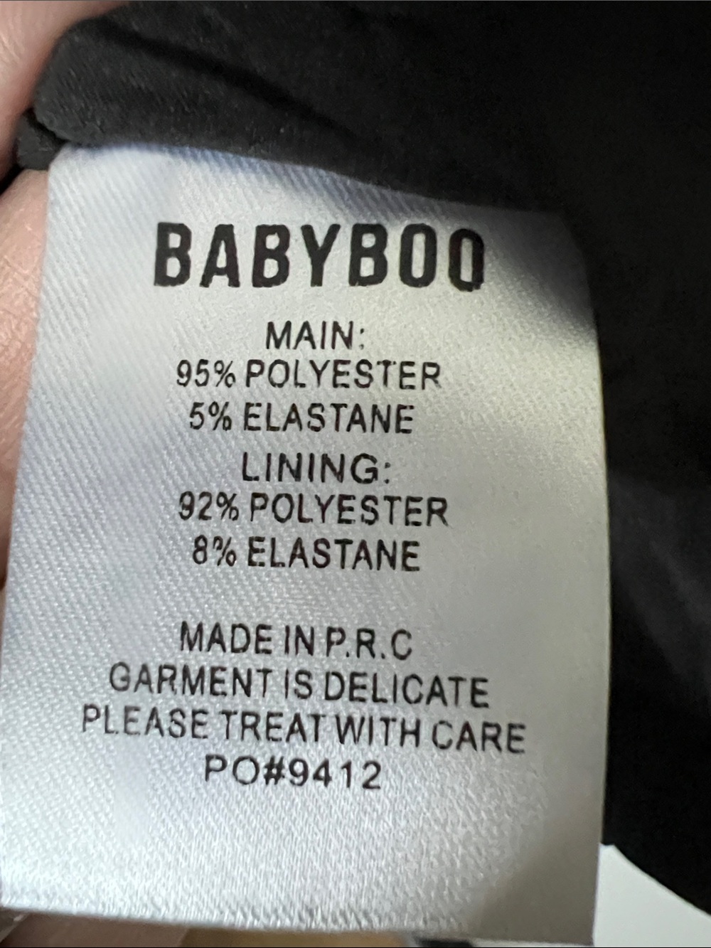 NWT$200 REVOLVE Australia BABYBOO Asha Black A-Line Mini Dress US S - Picture 7 of 8